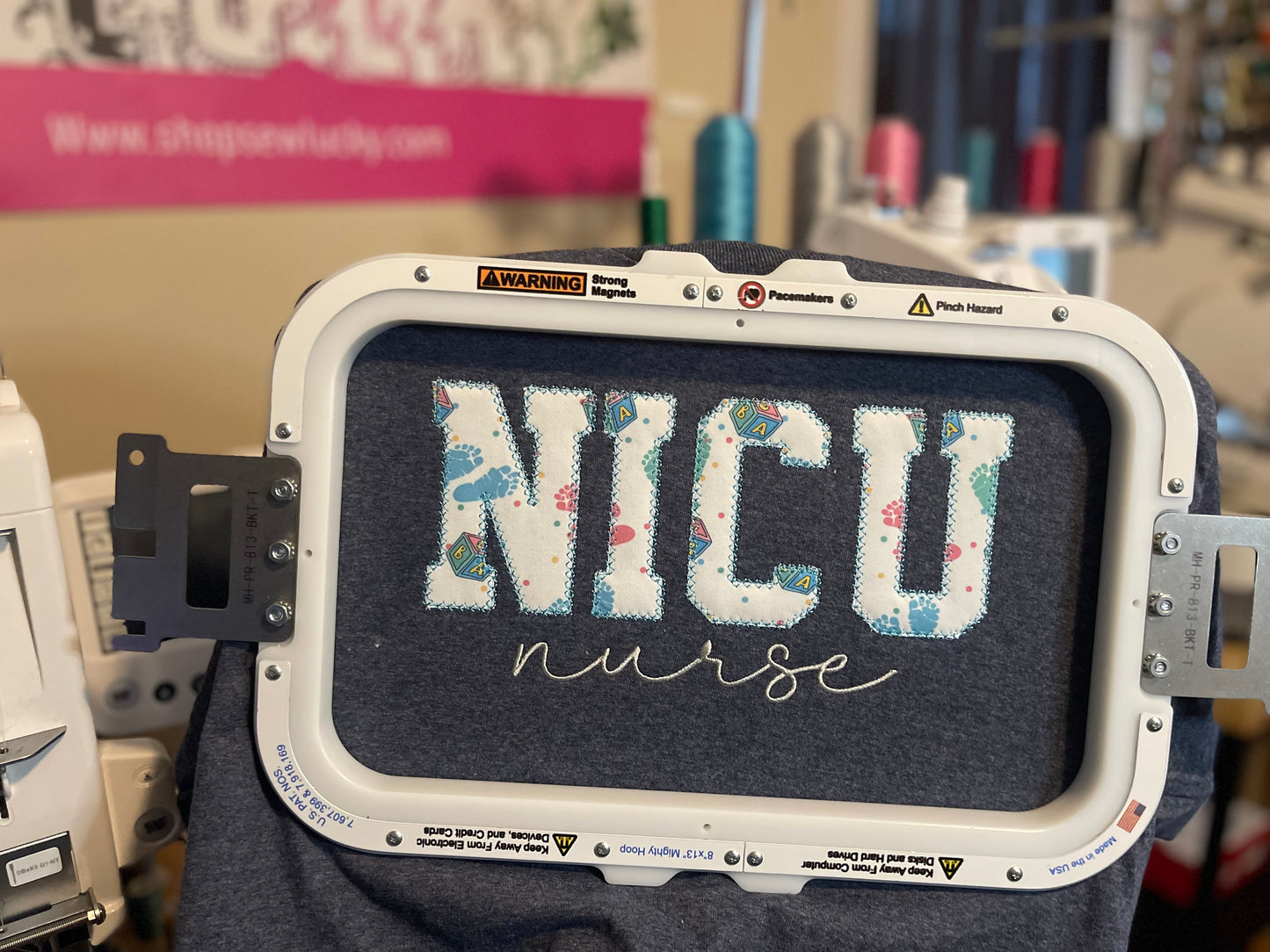NICU or L&D embroidered Tshirt